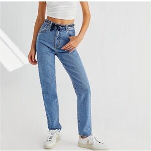 ROLLA'S Dusters High Rise Slim Jeans Size 28 Aussie Vintage Style Denim